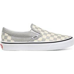 Vans Checkerboard Classic Slip-On W - Silver/True White