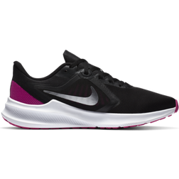 Nike Downshifter 10 W - Black/Fire Pink/Metallic Silver