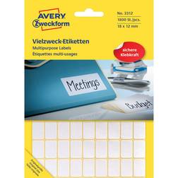 Avery Multi Usage Labels 18x12cm