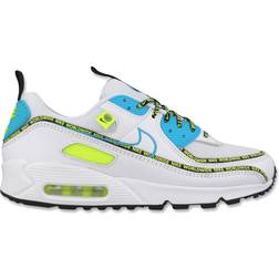 Nike Air Max 90 SE M - White/Blue Fury/Black/Volt