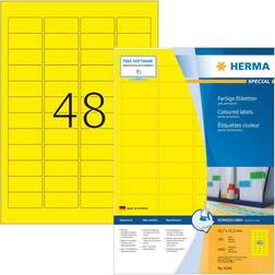 Herma Coloured Labels A4 4.6x2.1cm