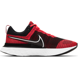 Nike React Infinity Run Flyknit 2 M - Bright Crimson/Black/Dark Smoke Grey/White