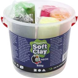 Creativ Company Soft Clay Model Neon Colors 400g