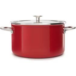 KitchenAid Steel Core Enamel with lid 6 L 24 cm