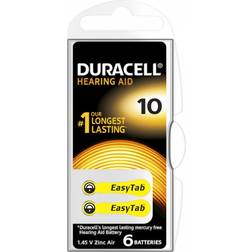 Duracell Hearing Aid Batteries 10 6pcs