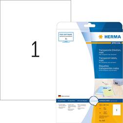 Herma Transparent Film Labels A4 21x29.7cm