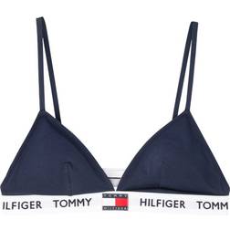 Tommy Hilfiger Organic Cotton Padded Triangle Bra - Navy Blazer