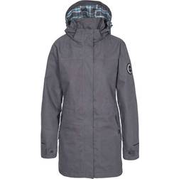 Trespass Henriette Women’s DLX Long Waterproof Jacket - Carbon