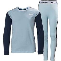 Helly Hansen Jr Lifa Active Base Layer Set - Ice Blue (48647-640)