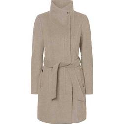 Vero Moda Wool Jacket - Brown/Silver Mink