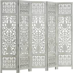 vidaXL Hand Carved Room Divider 78.7x65"