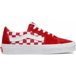 Vans Sk8-Low Checkerboard M - Racing Red/True White