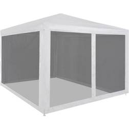 vidaXL Party Tent with 4 Mesh Sidewalls