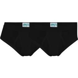 JBS Organic Cotton Brief 2-Pack- Black