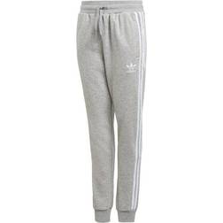 Adidas Junior 3-Stripes Joggers - Medium Grey Heather/White (GD2705)