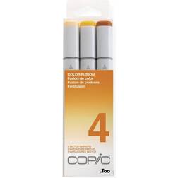 Copic Sketch Colour Fusion 4 3-pack