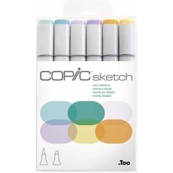 Copic Sketch Pale Pastels 6-pack