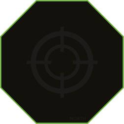 North Pro Gaming Floor Mat - Black/Green