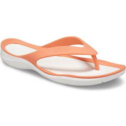 Crocs Swiftwater Flip - Grapefruit/White