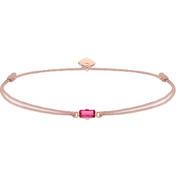 Thomas Sabo Little Secret Bracelet - Rose Gold/Beige/Pink/Red