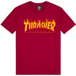 Thrasher Magazine Flame Logo T-shirt - Cardinal Red