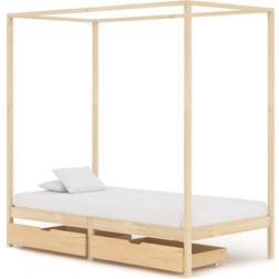 vidaXL Four-Poster 2 Drawers Bettrahmen 90X200cm