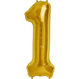 Hisab Joker Foil Ballons Number 1 Gold