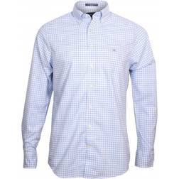 Gant Gingham Broadcloth Shirt - Capri Blue