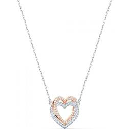 Swarovski Infinity Necklace - Rose Gold/Silver/Transparent