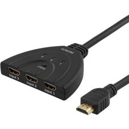 Deltaco HDMI-3HDMI 1.3 M-F 0.5m