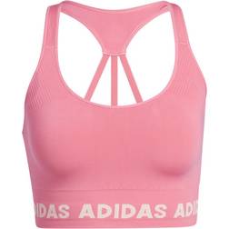 Adidas Training Aeroknit Sports Bra - Hazy Rose