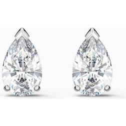 Swarovski Attract Pear Earrings - Silver/White