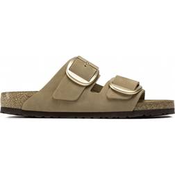 Birkenstock Arizona Big Buckle Nubuck Leather - Mud Green