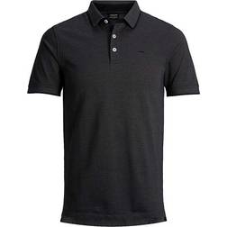 Jack & Jones Classic Polo Shirt - Grey/Dark Grey Melange