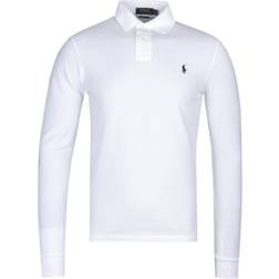 Polo Ralph Lauren Slim Fit Long Sleeve Polo Shirt - White