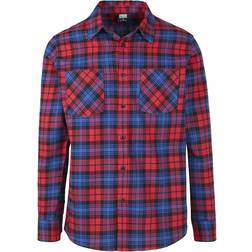 Urban Classics Checked Flanell Shirt 5 - Red/Royal