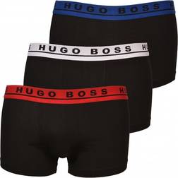 Hugo Boss Stretch Cotton Trunks 3-pack - Patterned