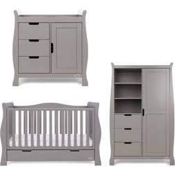 OBaby Stamford Luxe Sleigh 3 Piece Room Set