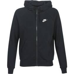 Nike Women's Sportswear Essential Fleece Hoodie - Black/White