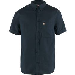 Fjällräven Övik Travel Shirt SS - Dark Navy