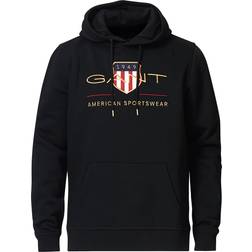 Gant Archive Shield Hoodie - Black