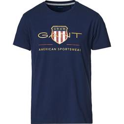 Gant Archive Shield T-Shirt - Evening Blue