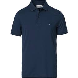 Calvin Klein Slim Cotton Piqué Polo Shirt - Sky Captain