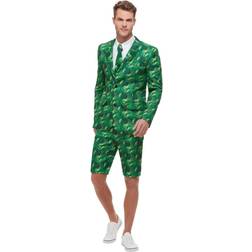 Smiffys Tropical Palm Tree Suit Green