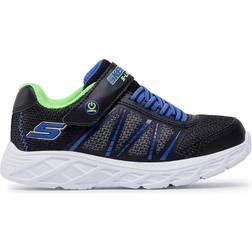 Skechers Boy's S Lights Dynamic-Flash - Black/Lime