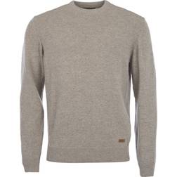 Barbour Patch Crew Sweatshirts - Gray Marl