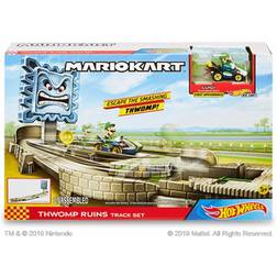 Hot Wheels Mario Kart Thwomp Ruins Track Set