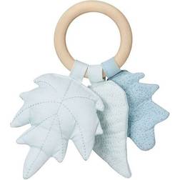 Cam Cam Copenhagen Rattle with Leaves Blue