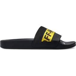 Off-White Industrial Sliders - Black/Yellow