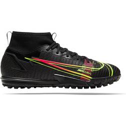 Nike Jr. Mercurial Superfly 8 Academy TF - Black/Off-Noir/Cyber